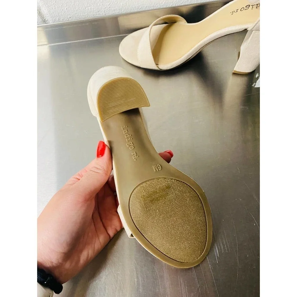 Indigo Rd. Cream Heels